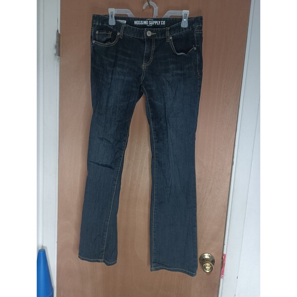 Vintage Mossimo Supply Co.  Women's Bootcut Dark Blue Jeans - Size 13R - Picture 1 of 3